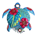Floral Sea Turtle with Lids