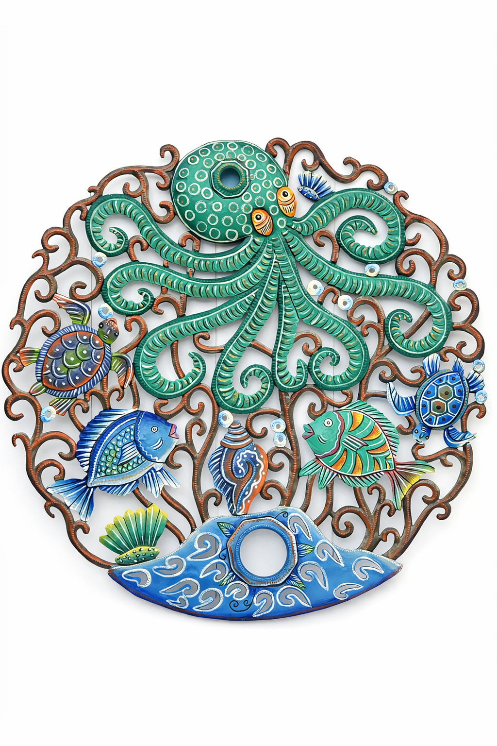 Oceanic Embrace with Lids