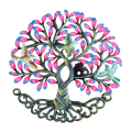Pink Leaf Bird Tree