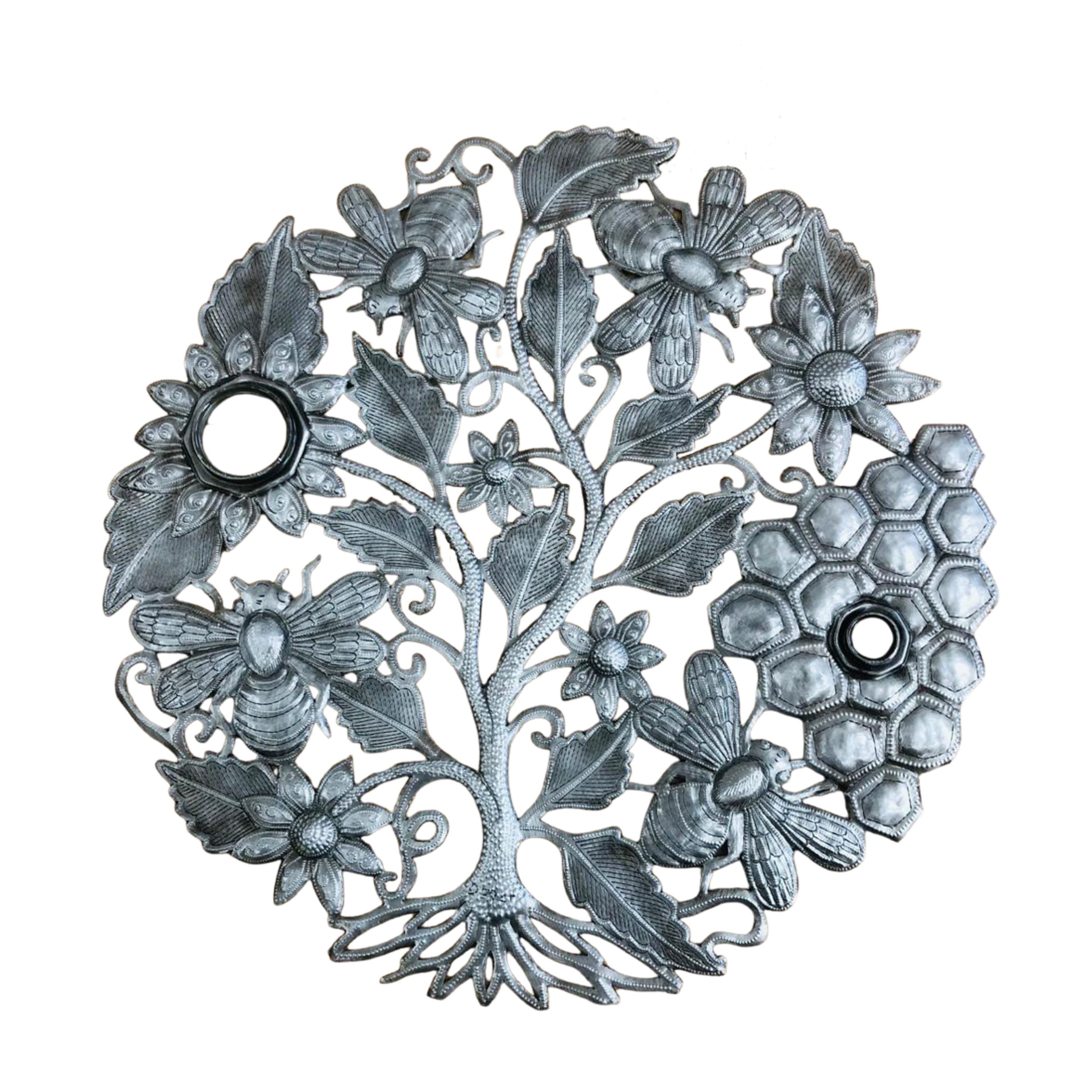 Unpainted Bee Garden with Lids