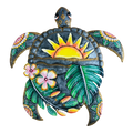 Tropical Sunset Sea Turtle