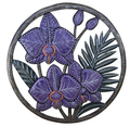 Royal Orchid Bloom Medallion