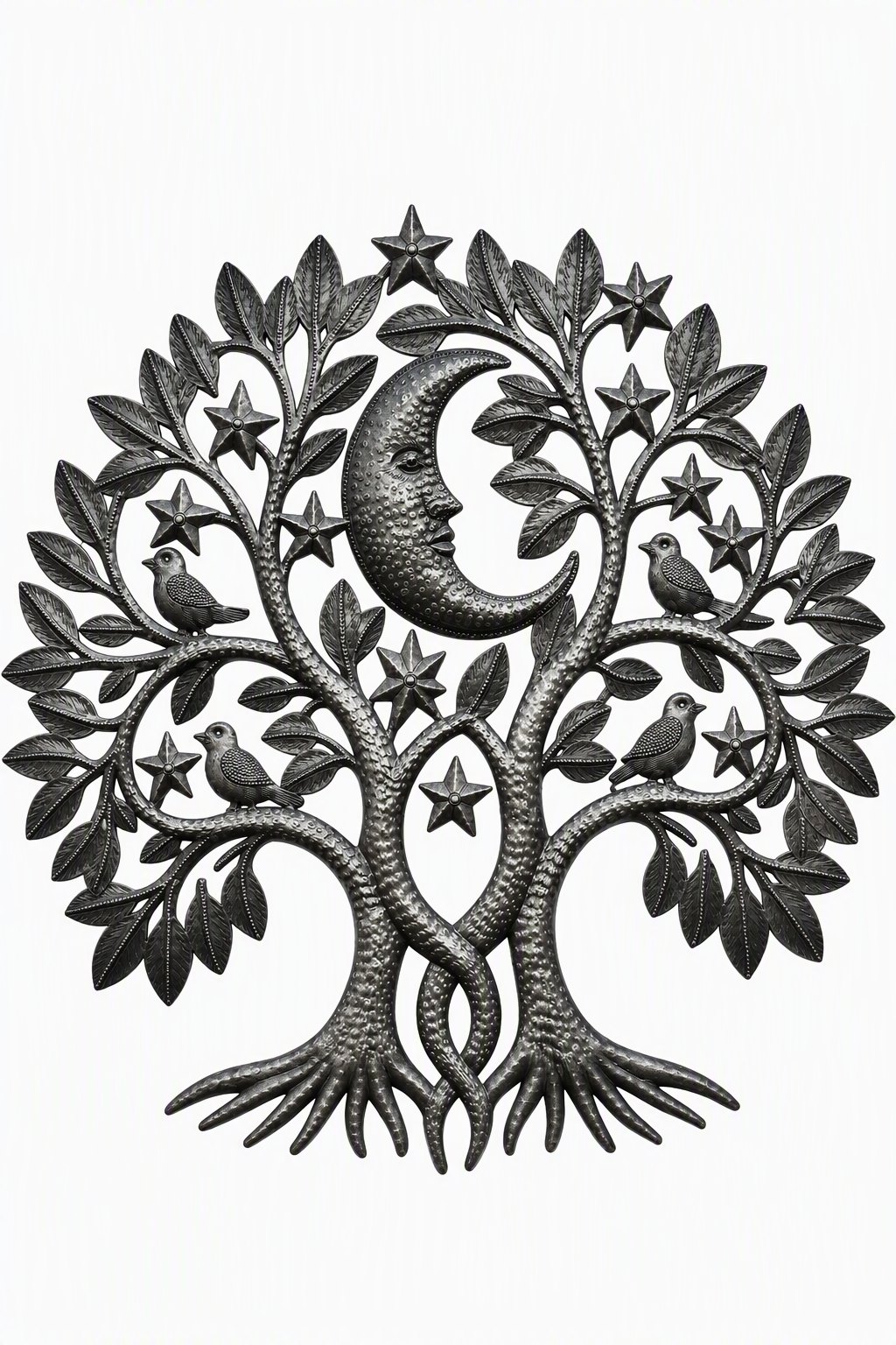 Moonlit Songbird Tree